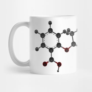 Aspirin Molecule Mug